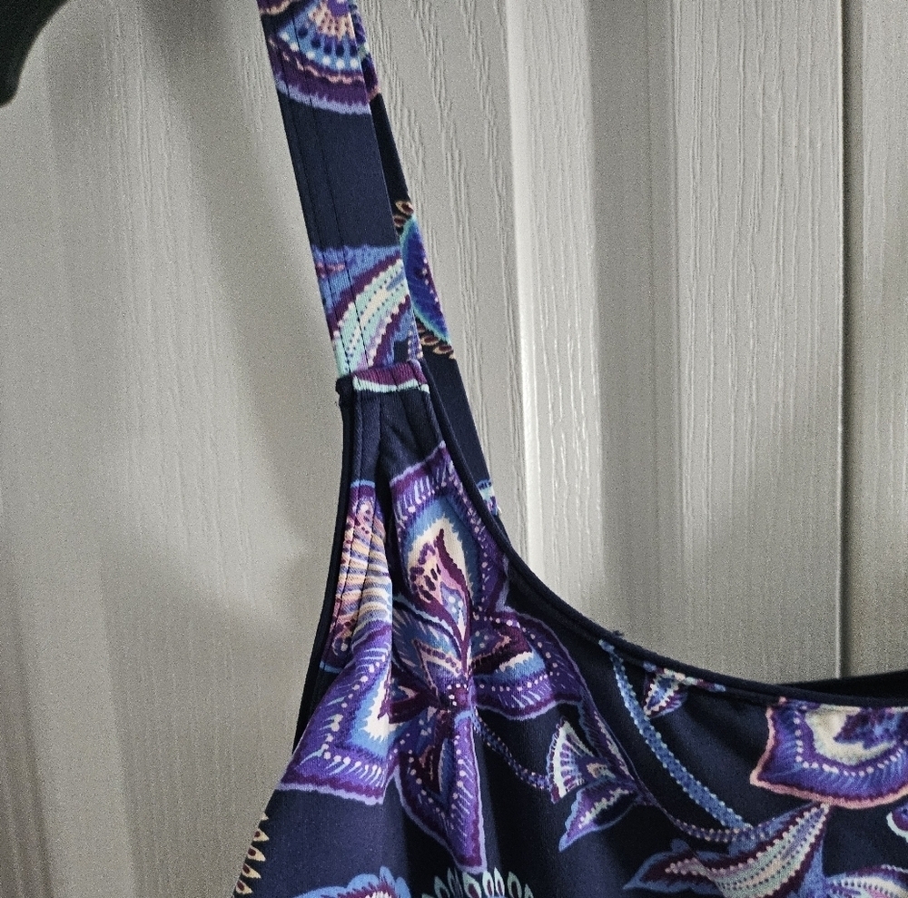 Lands' End Women's Floral Swim Bathing Suit Top Size 18W. - Picture 5 of 10